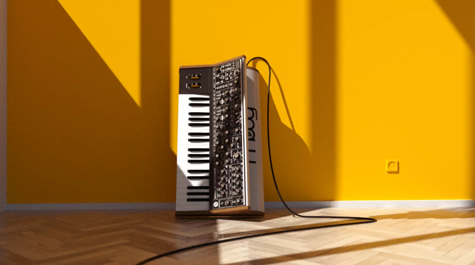 Moog Sub 37 3D model_0