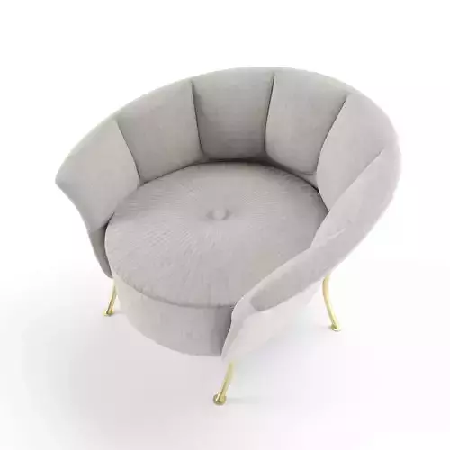 chair lounge with gold legs