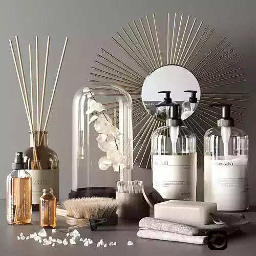 Elegant bathroom accessories