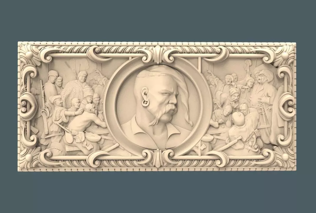 backgammon Kozak 3D model_0