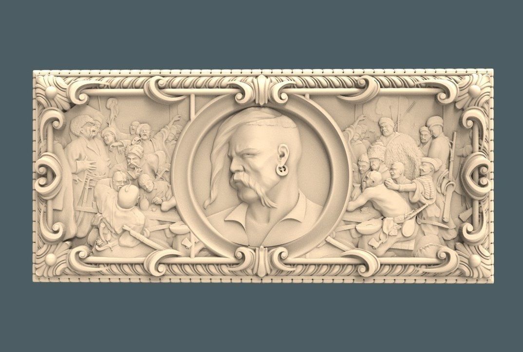 backgammon Kozak 3D model_1