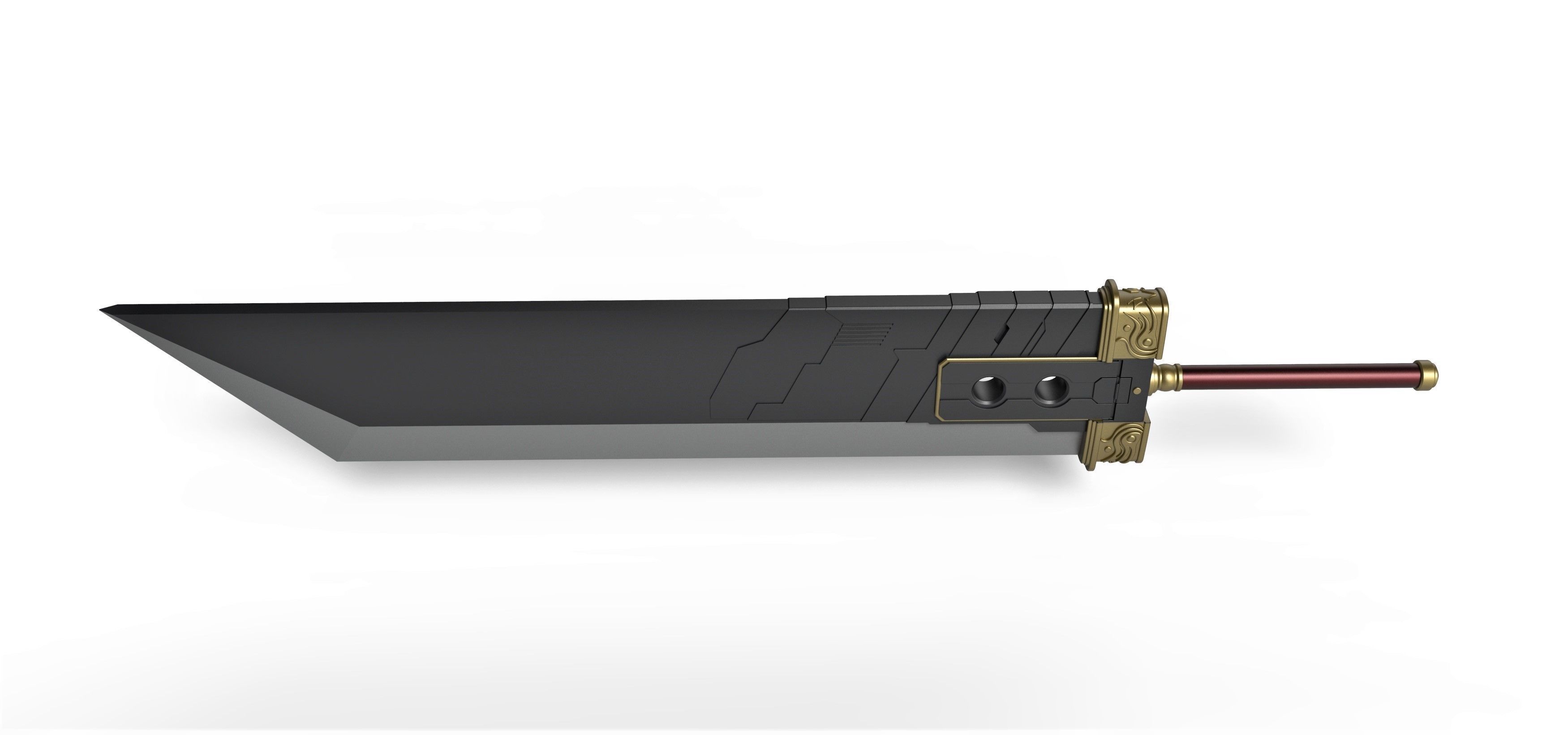 Buster sword of Zack Fair from Final fantasy VII 3D print model_7