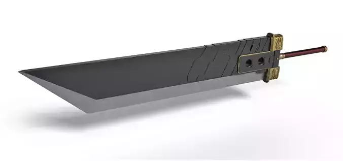 Buster sword of Zack Fair from Final fantasy VII 3D print model