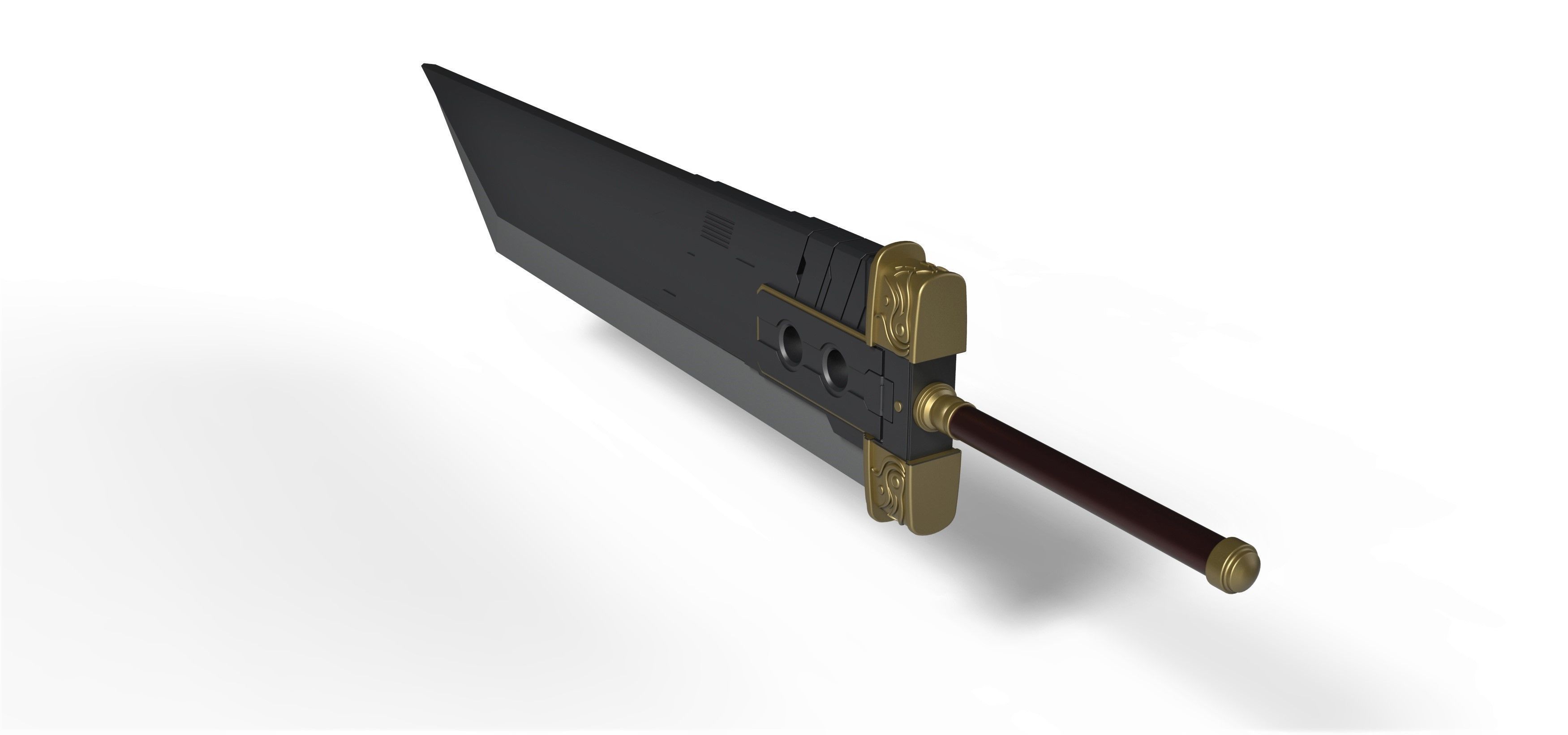 Buster sword of Zack Fair from Final fantasy VII 3D print model_11