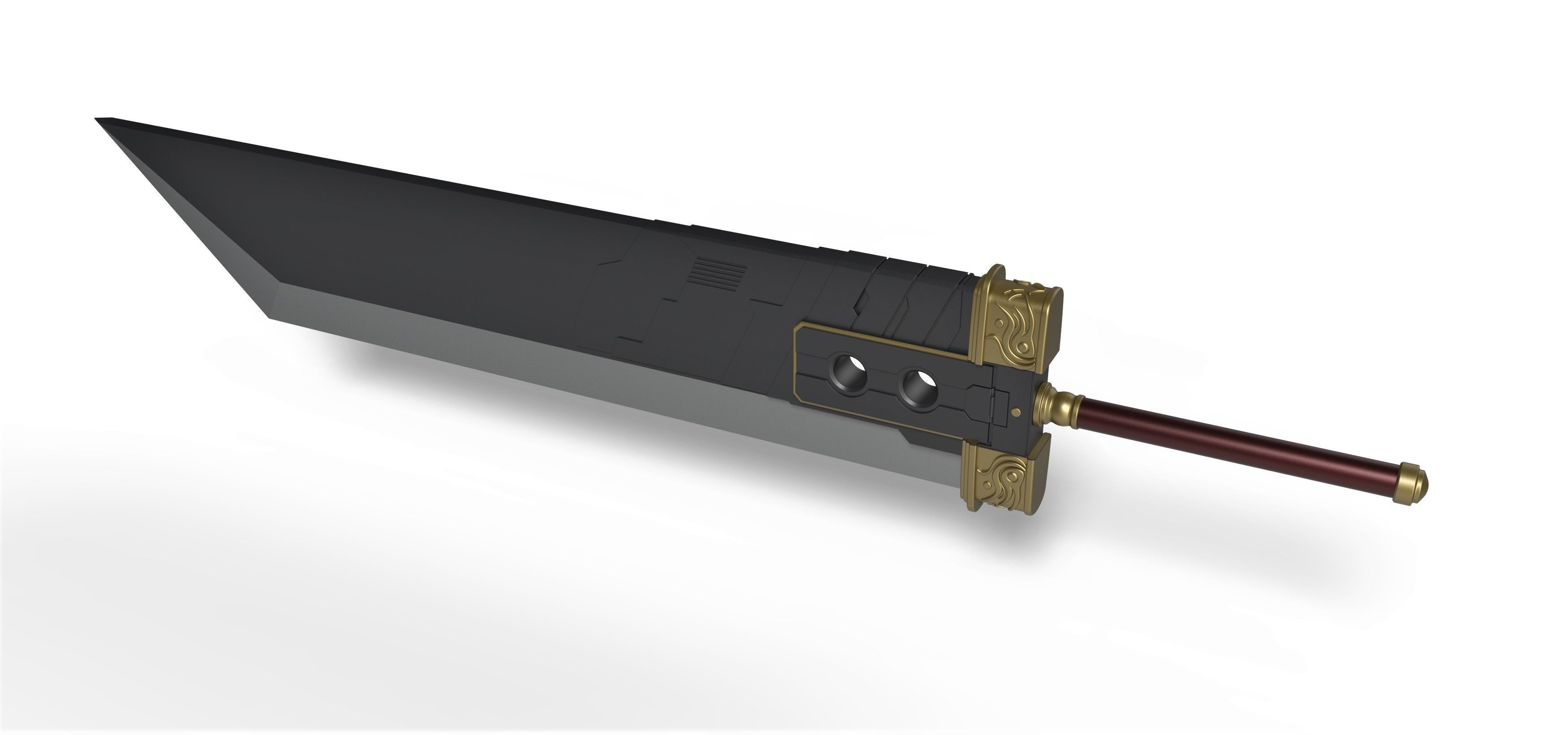 Buster sword of Zack Fair from Final fantasy VII 3D print model_9