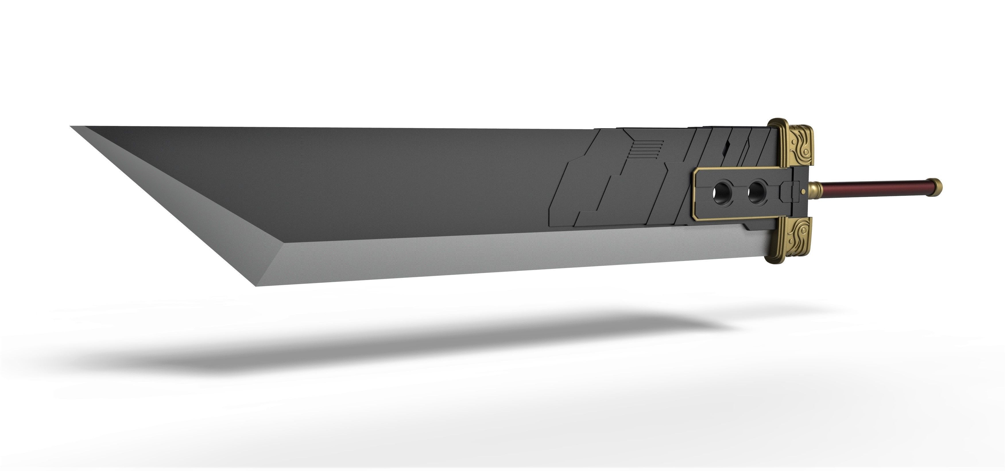 Buster sword of Zack Fair from Final fantasy VII 3D print model_1