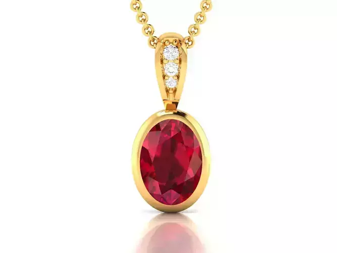 Women pendant 3dm render detail 3D print model