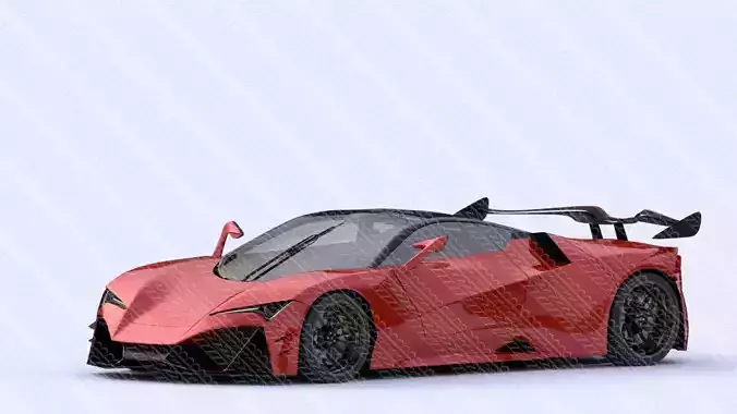 Concept Supersport Car 3D Model