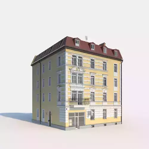 Residential City Building - Corner - 21 - Stucco