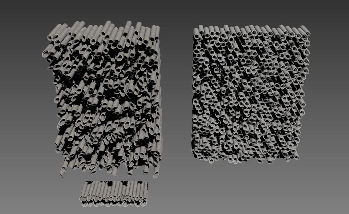 Concrete Cylinder Ceiling 3D model_5