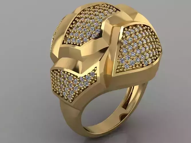 GC GOLD Y159- Diamond gold Ring 