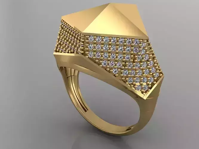 GC GOLD Y160- Diamond gold Ring 