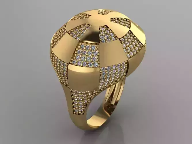 GC GOLD Y167- Diamond gold Ring 