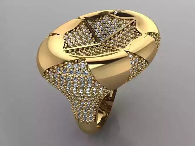 GC GOLD Y170- Diamond gold Ring 