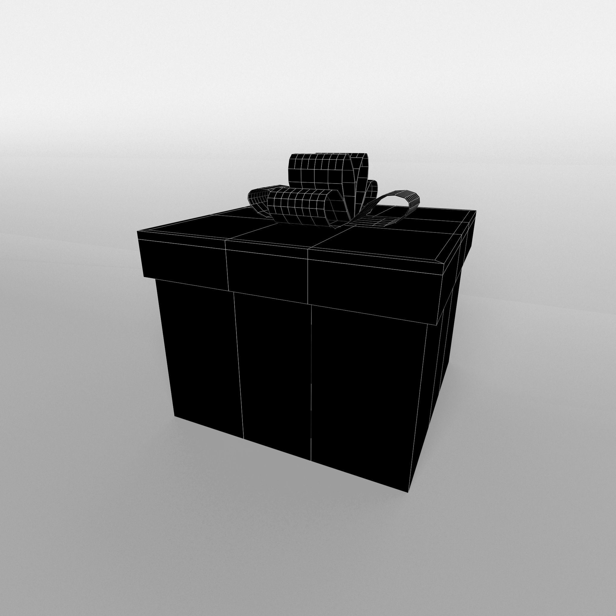 Gift v1 006 Low-poly 3D model_4