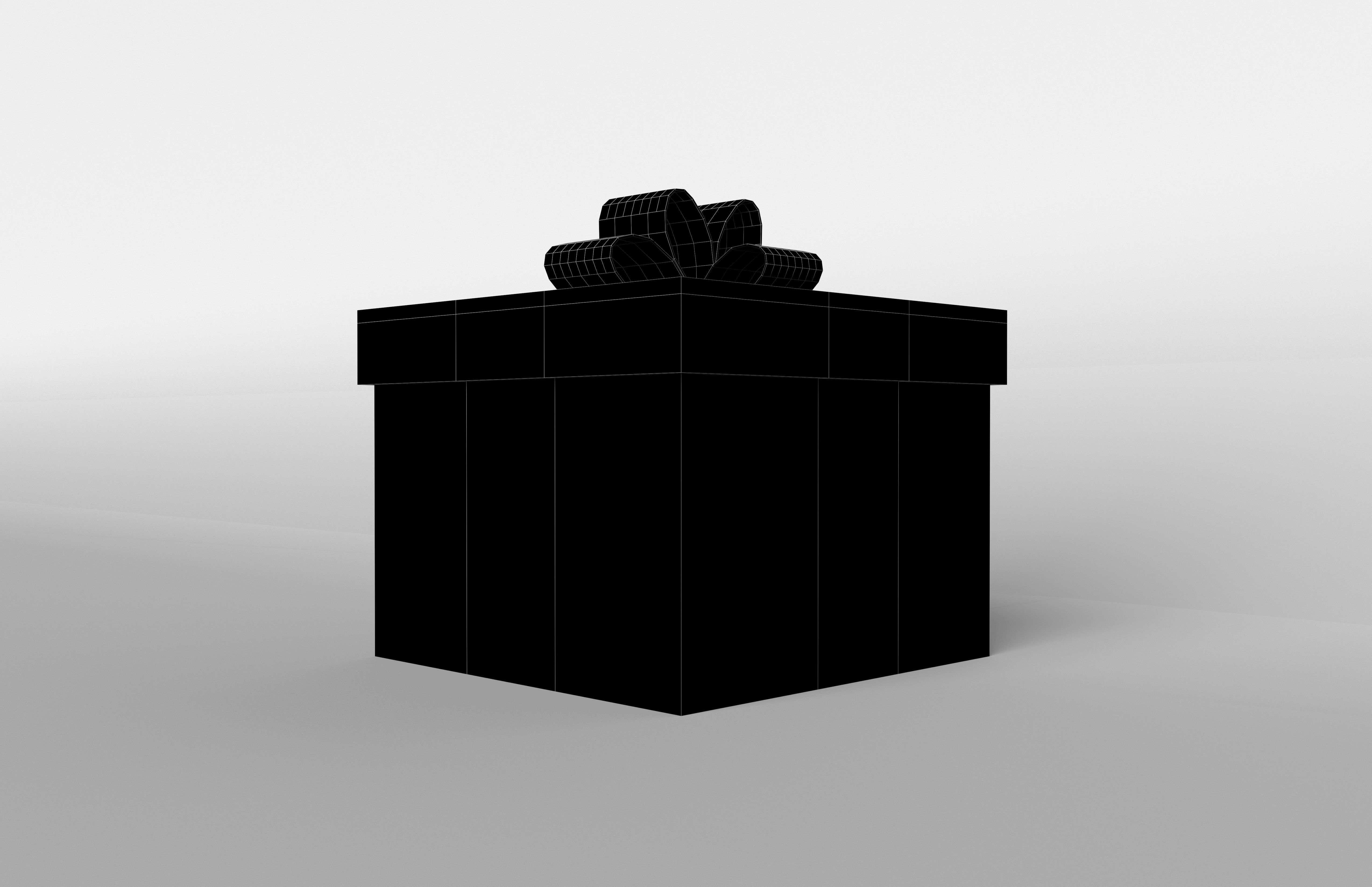 Gift v1 006 Low-poly 3D model_6