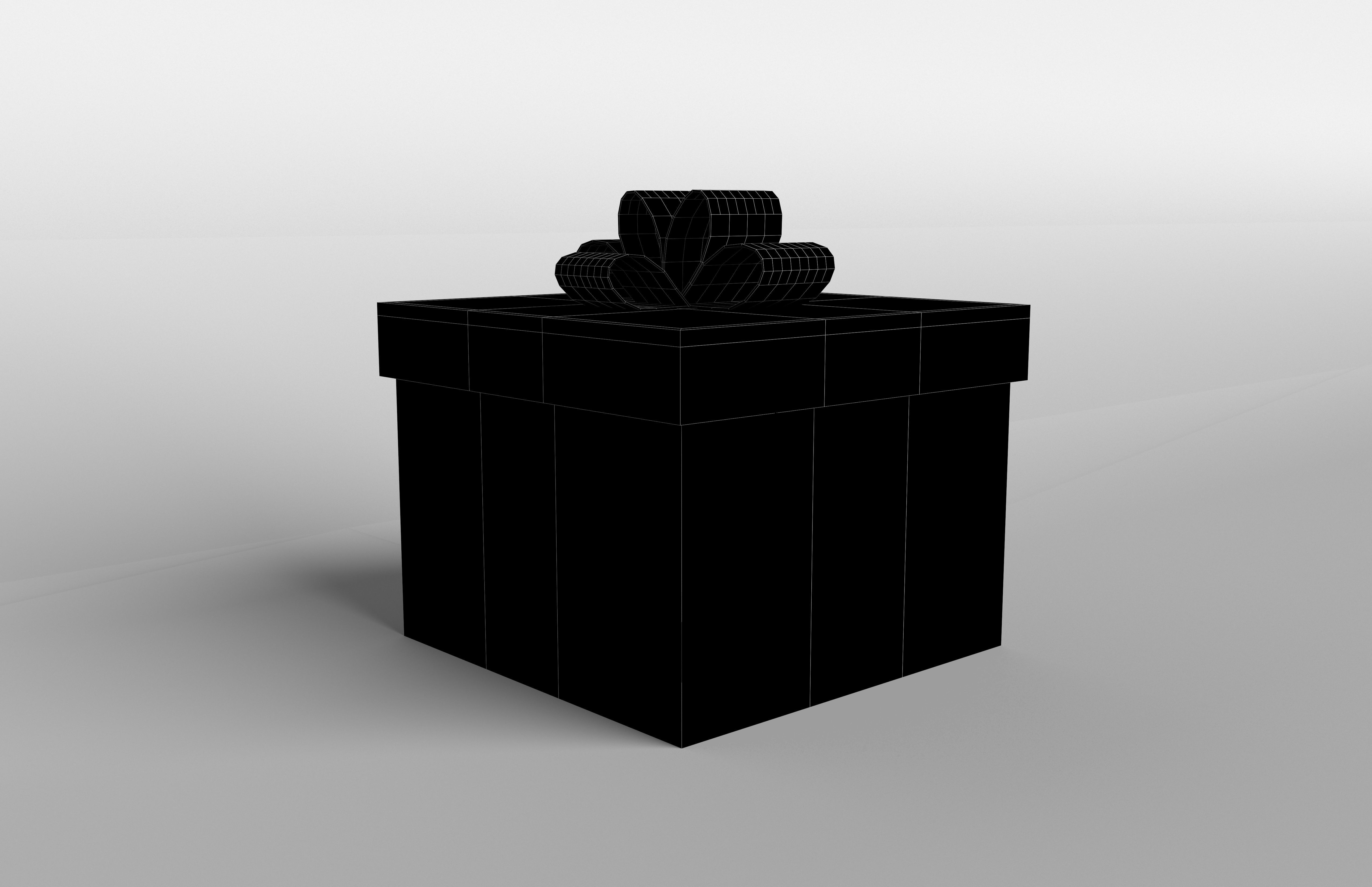 Gift v1 006 Low-poly 3D model_7