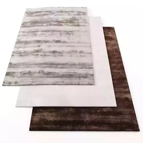 benuta Essentials Viscore Rug Donna2 Low-poly 3D model