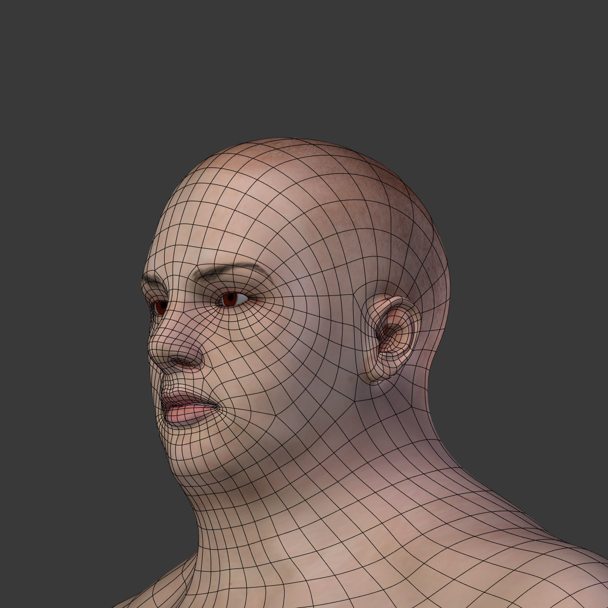 Fat Woman 3D model_2