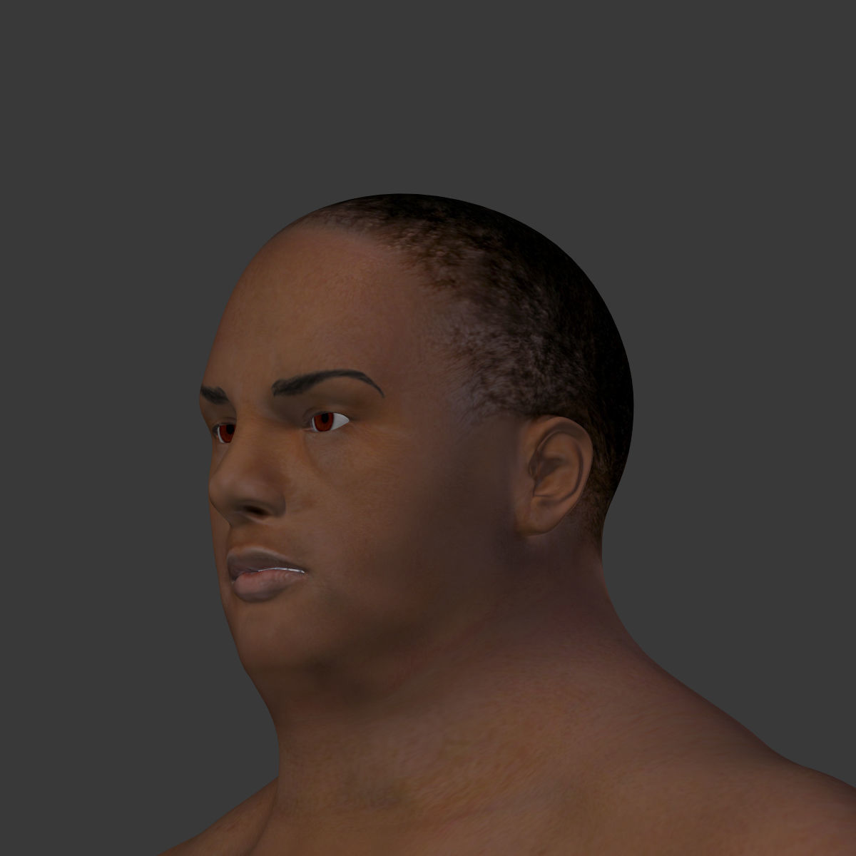 Fat Woman 3D model_3