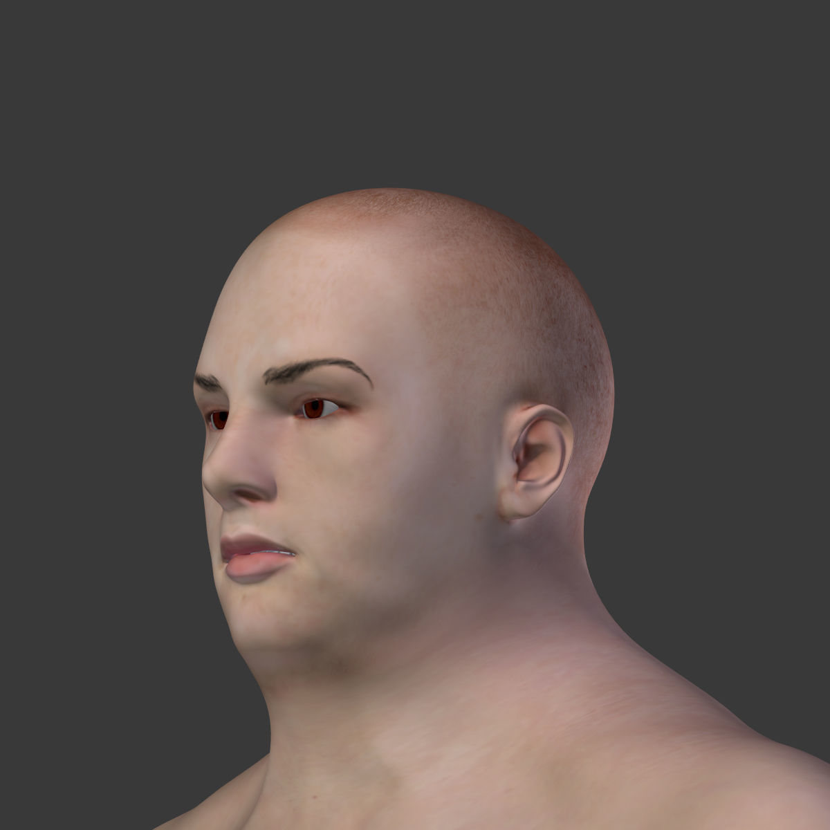 Fat Woman 3D model_1