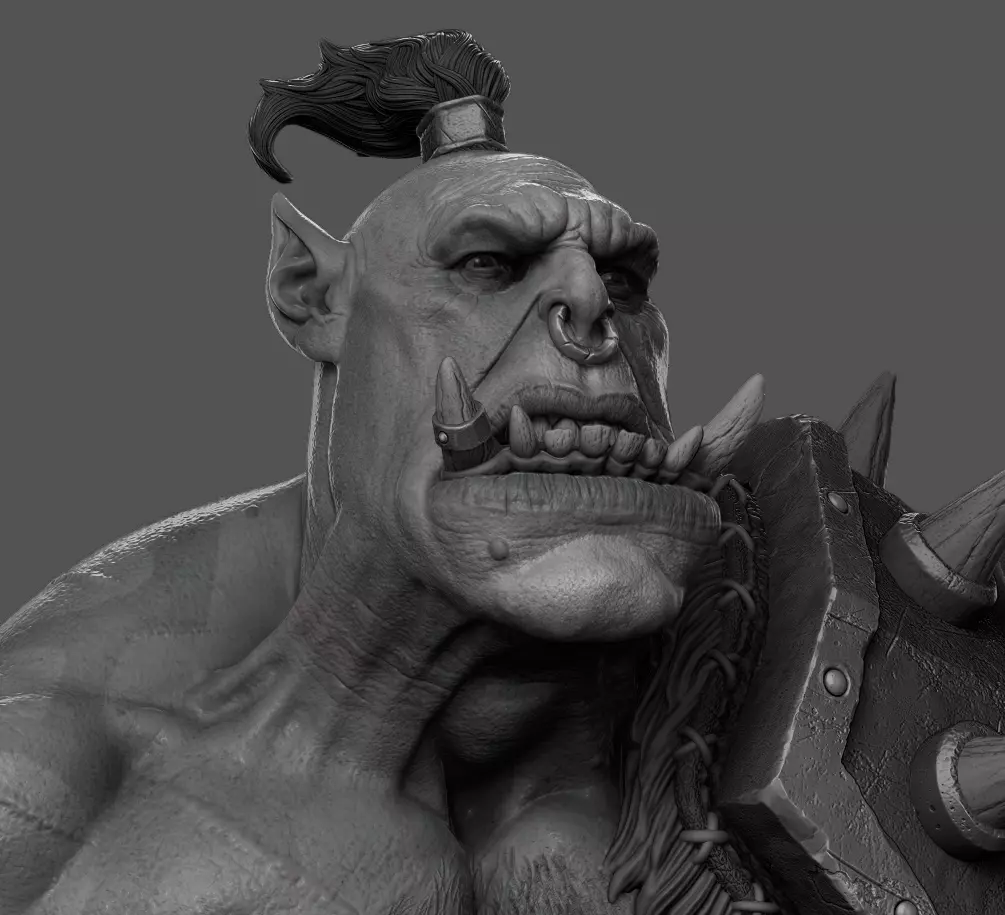 Orgrimmar Grunt Bust 3D print model
