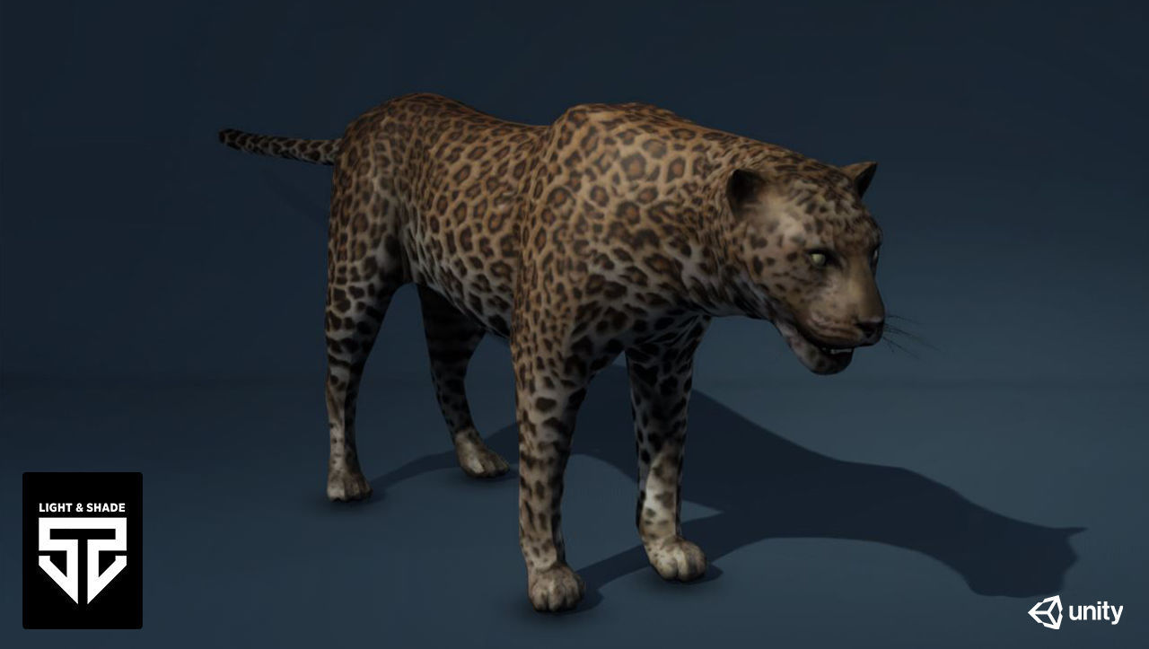 Leopard Game Ready Model Low-poly 3D model_2