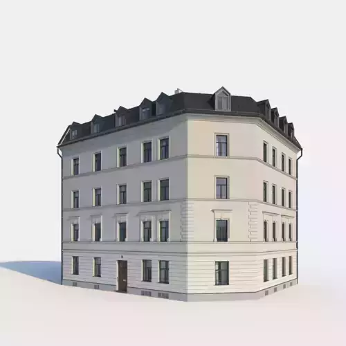 Residential City Building - Corner - 18 - Stucco
