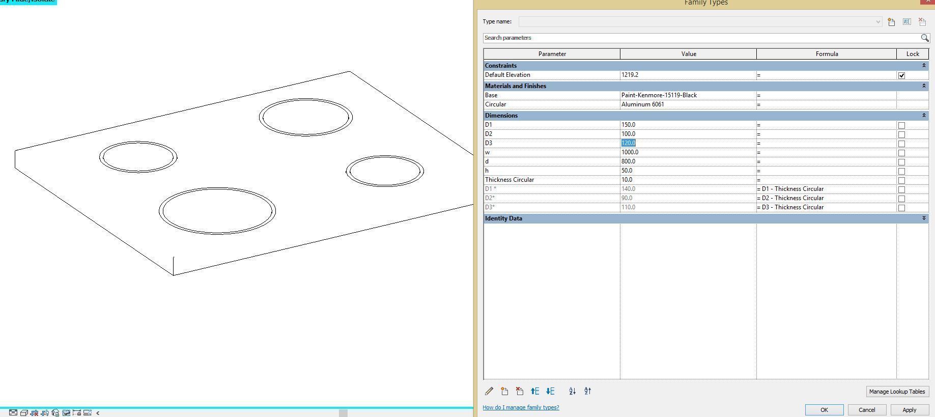 Full Parametric Kitchen Created in Revit 3D model 1 Low-poly 3D model_17