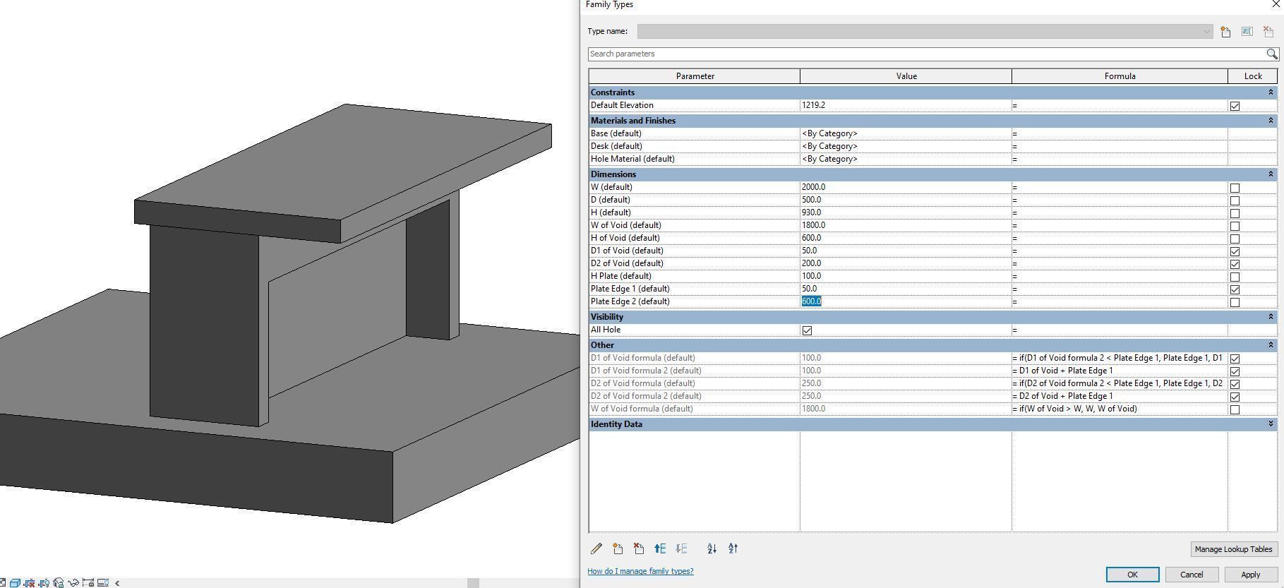 Full Parametric Kitchen Created in Revit 3D model 1 Low-poly 3D model_9