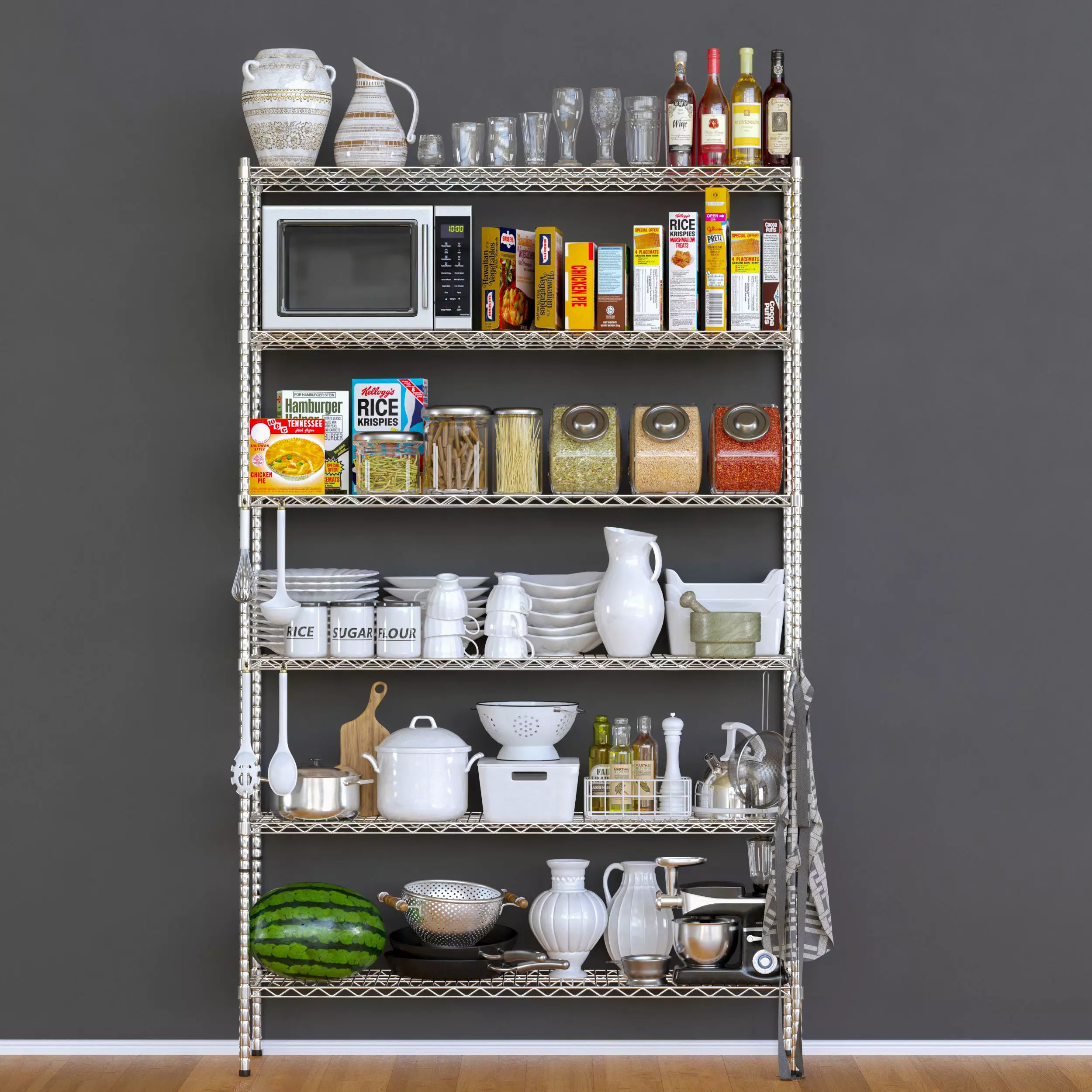 KitchenShelf kitchen shelf 3D model