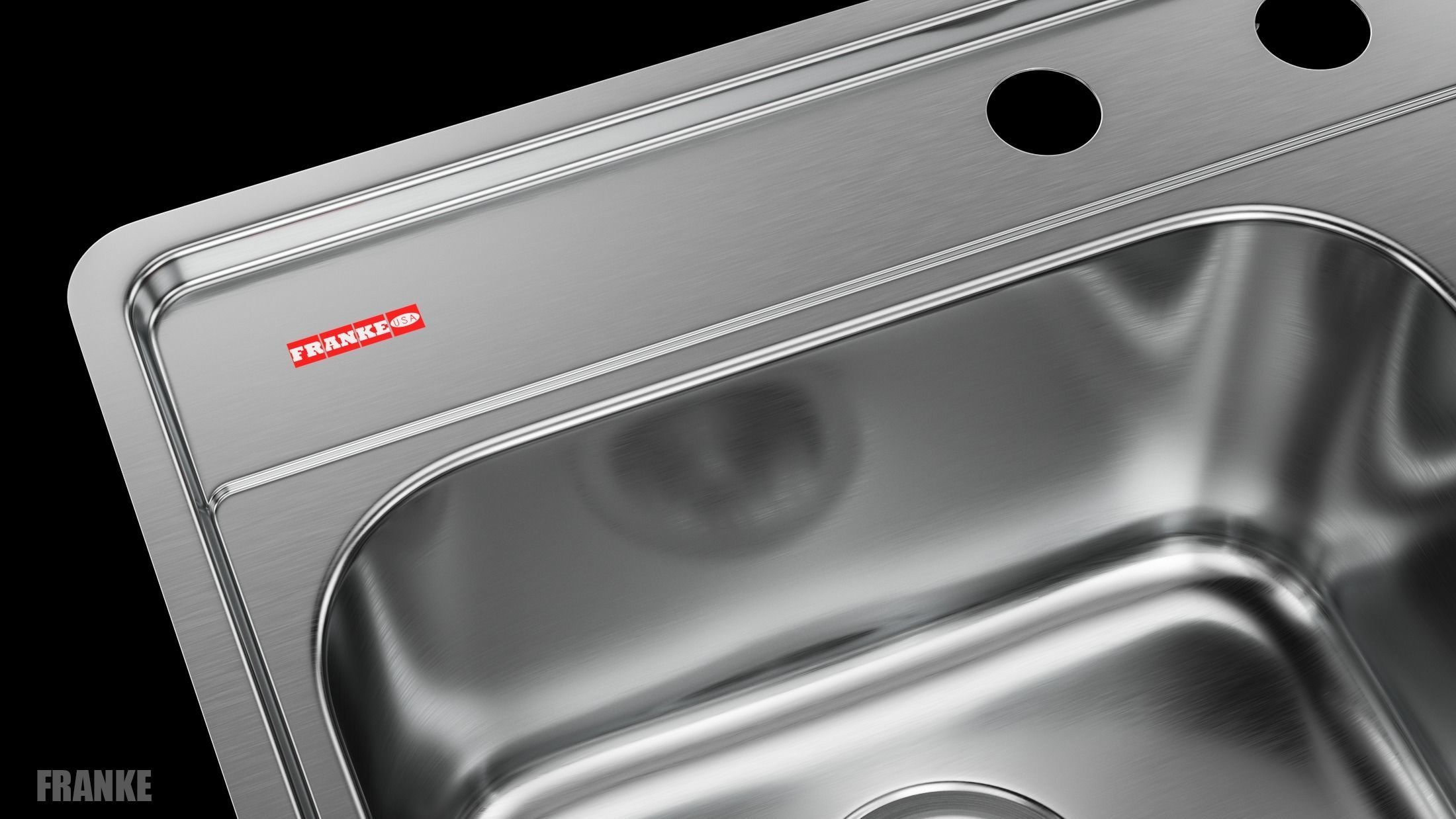 Sink Franke EVDAS801-20 3D model_4