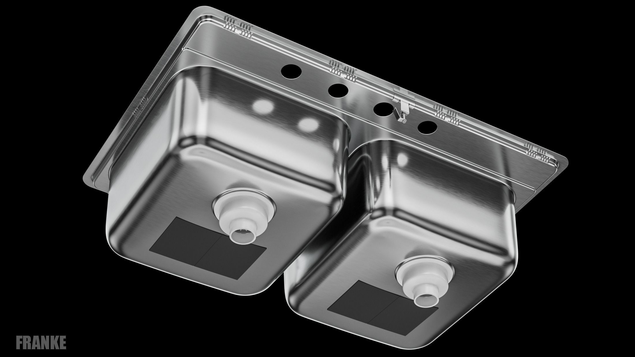 Sink Franke EVDAS801-20 3D model_5