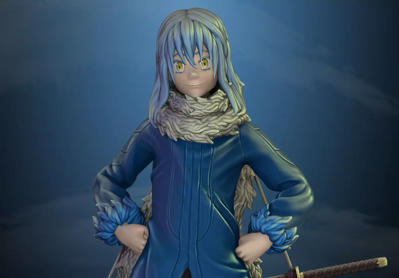 Rimuru Tempest 3D print model_0