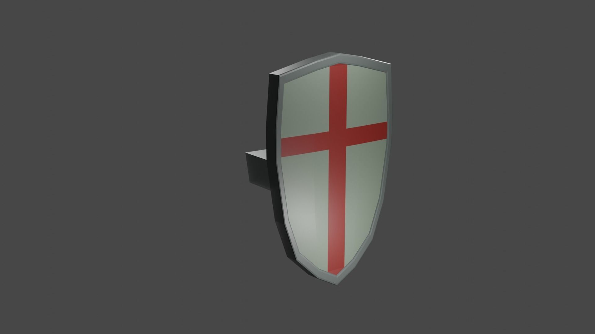 shield Low-poly 3D model_18