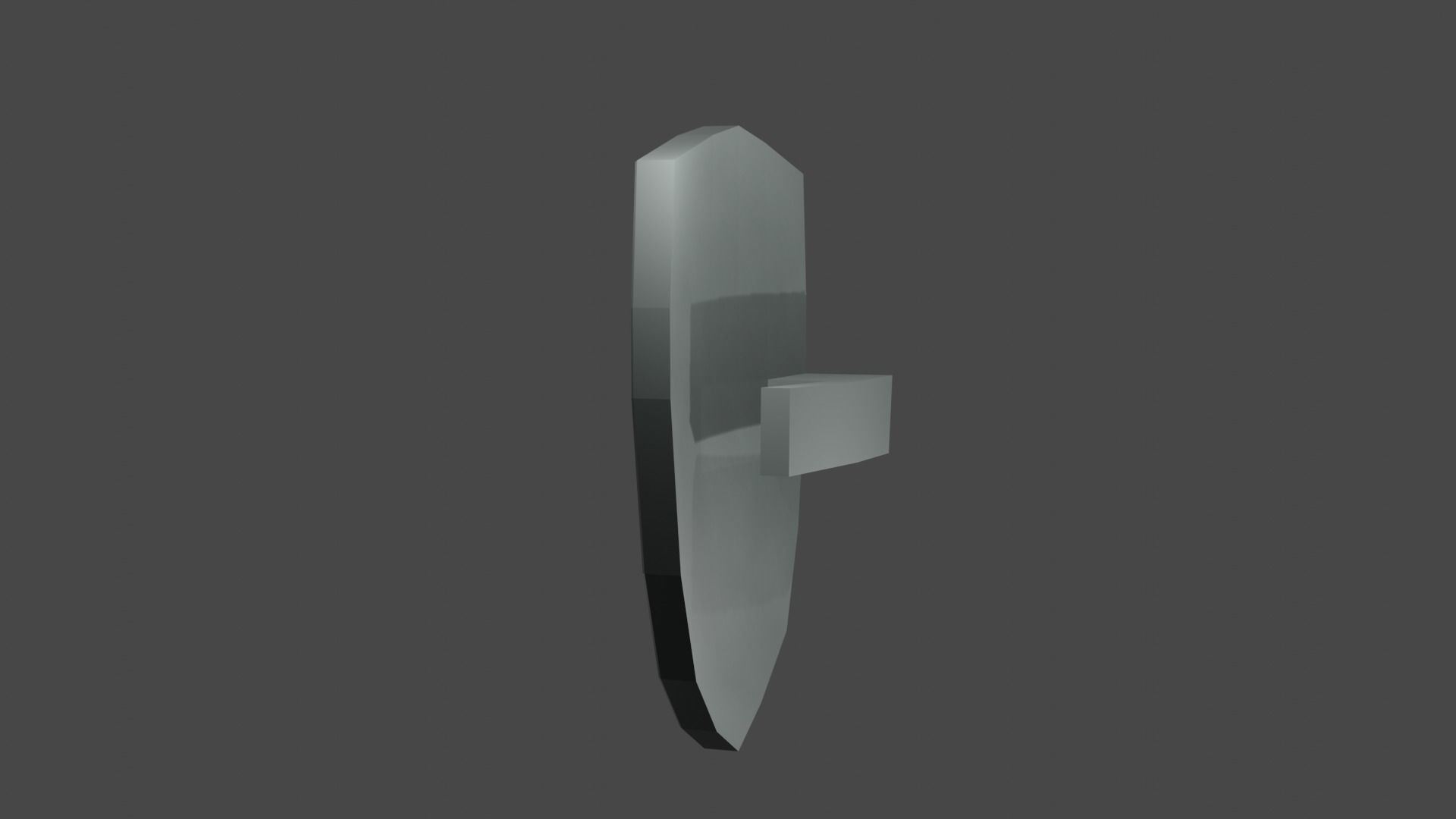 shield Low-poly 3D model_3