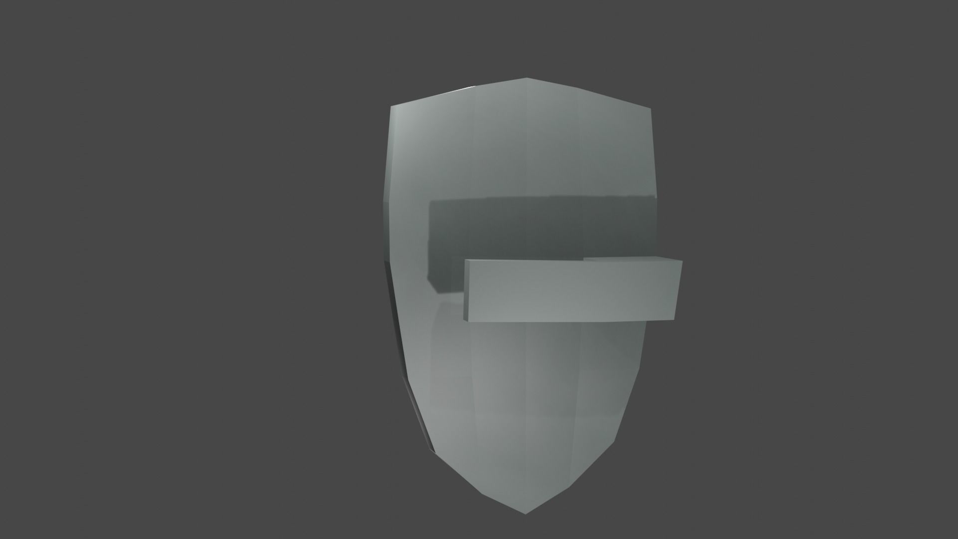 shield Low-poly 3D model_7
