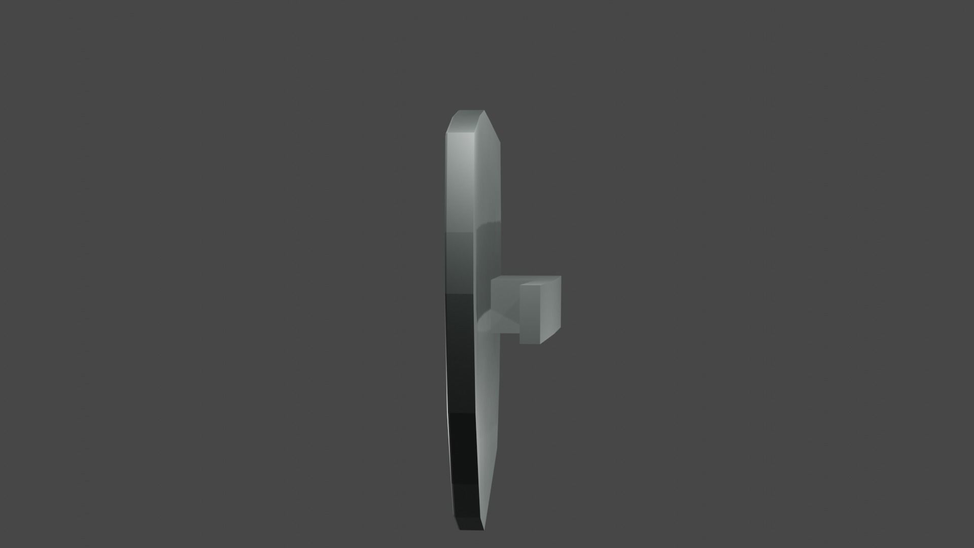 shield Low-poly 3D model_1