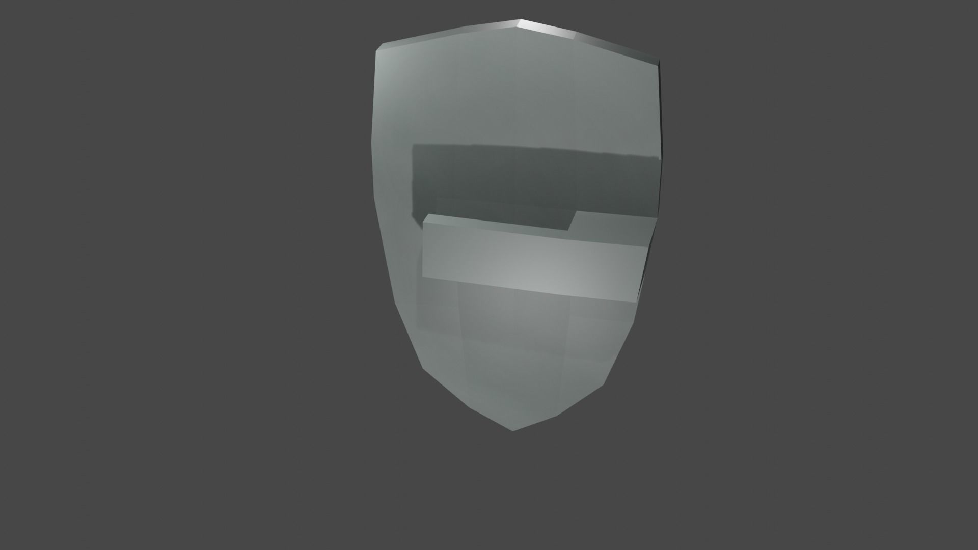 shield Low-poly 3D model_8