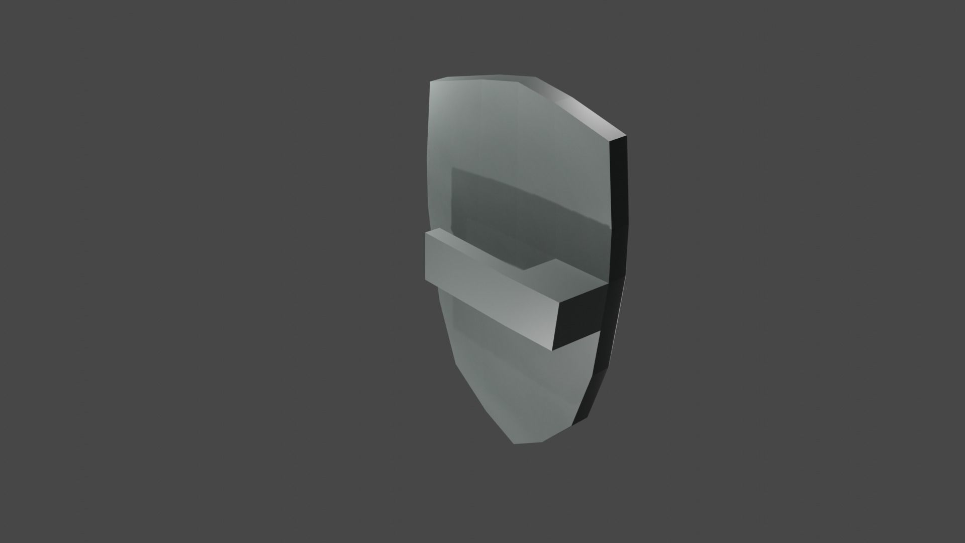 shield Low-poly 3D model_16
