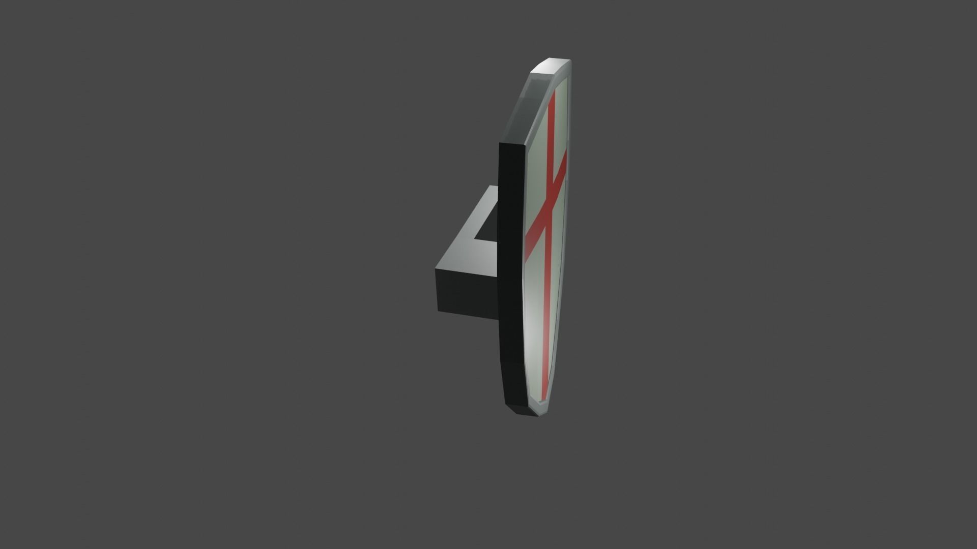 shield Low-poly 3D model_19