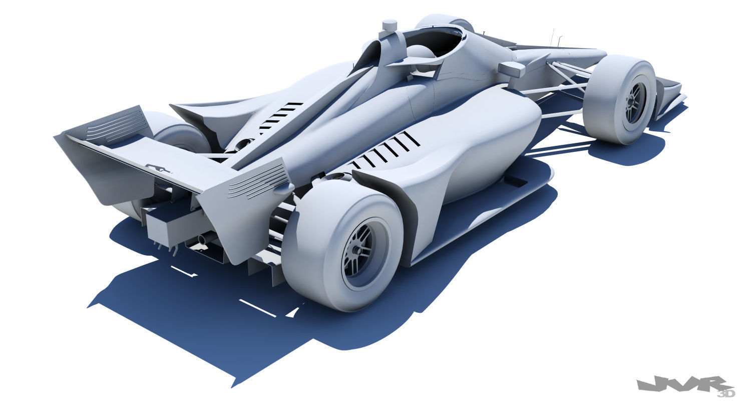 Indycar 2020 - Road version 3D model_13