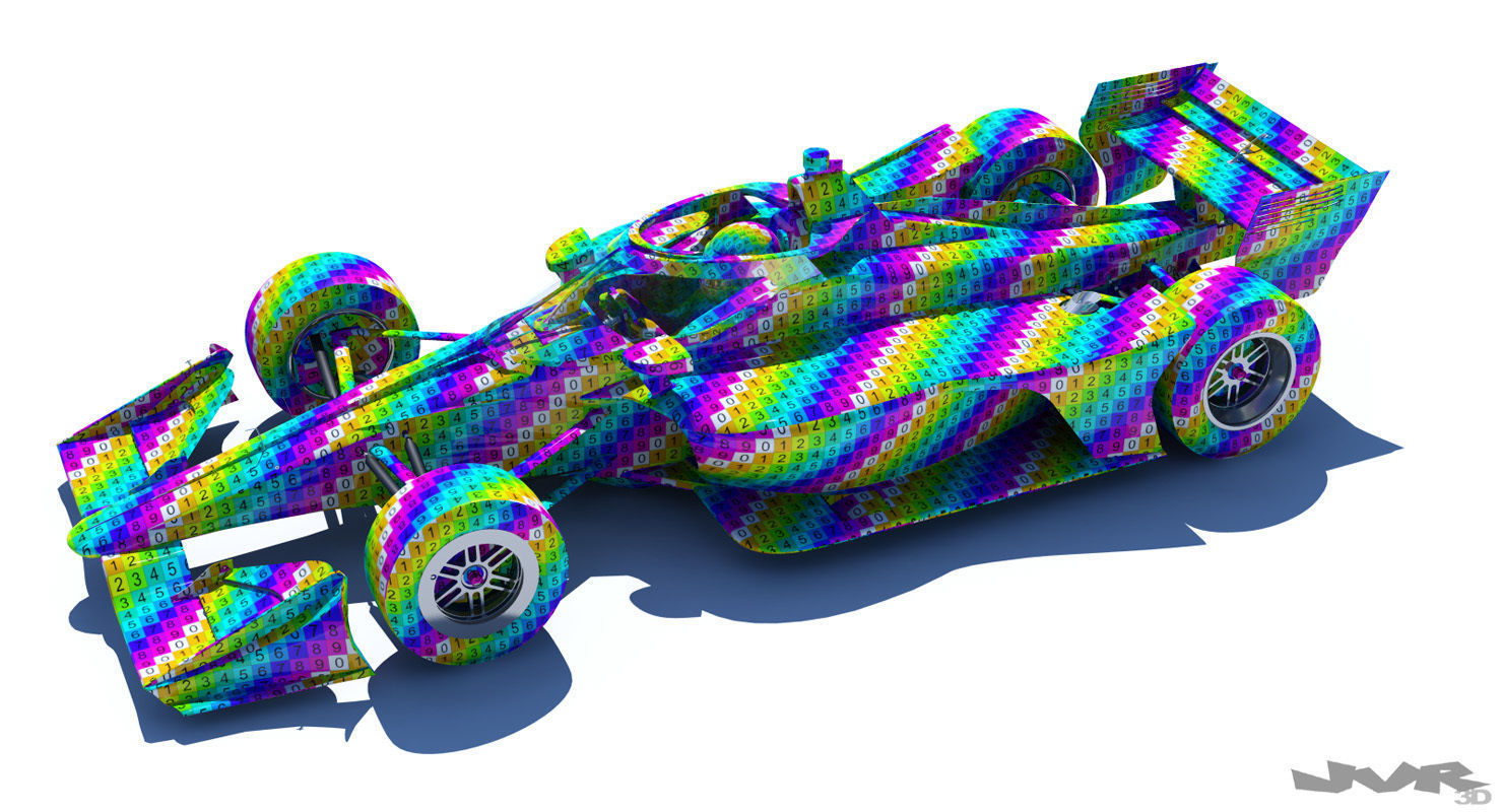 Indycar 2020 - Road version 3D model_19