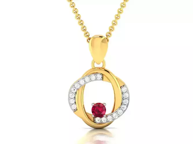 Women pendant 3dm render detail 3D print model