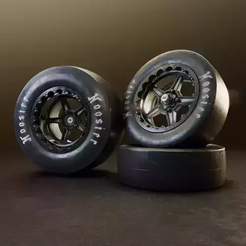 Hoosier racing wheels 3D model