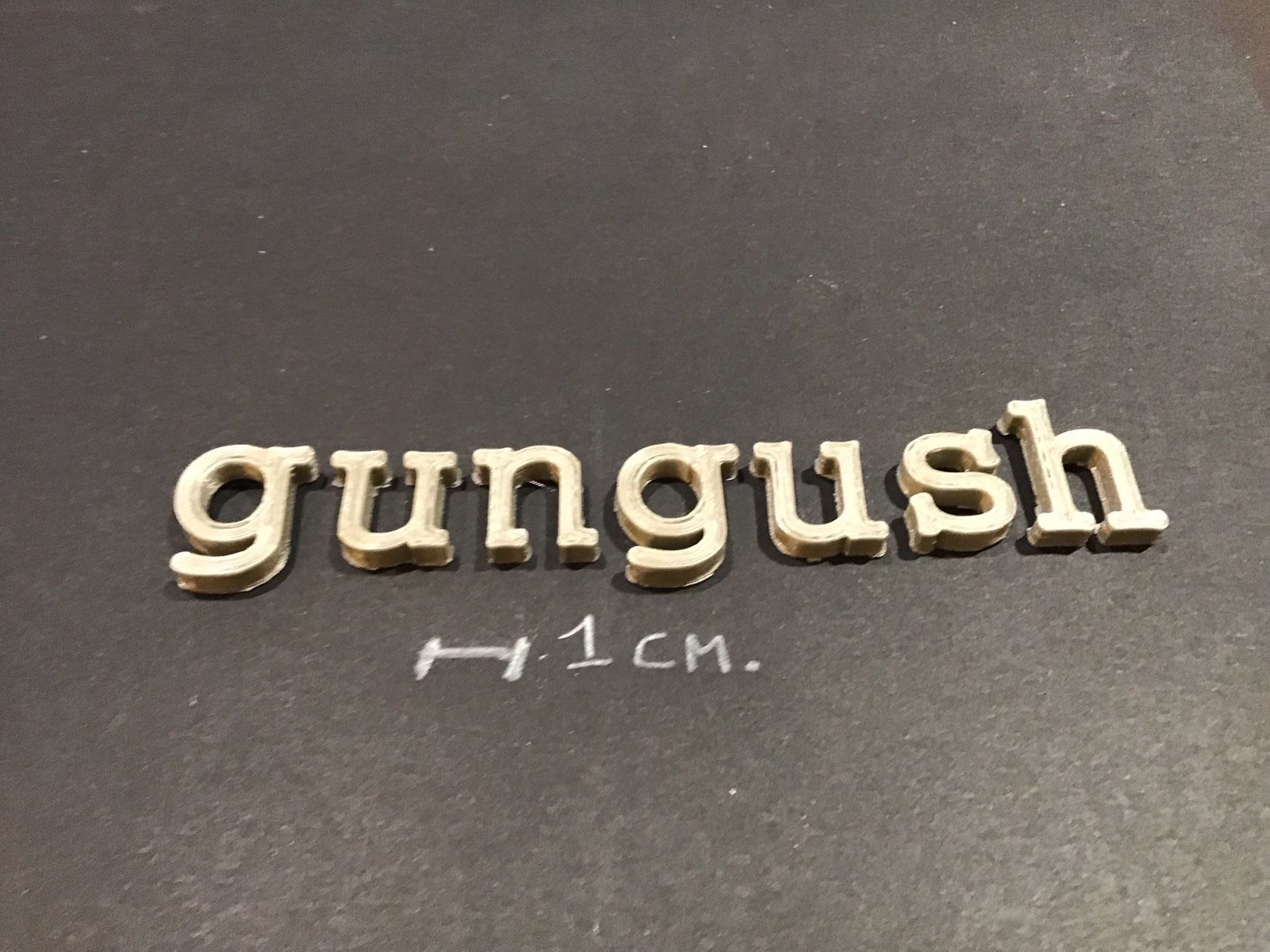 GUNGUSH  Font uppercase and lowercase 3D Letters STL FILE 3D print model_6