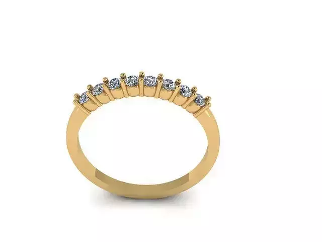 half-eternity-ring-with-0-45-carat-diamonds gold band with diamonds