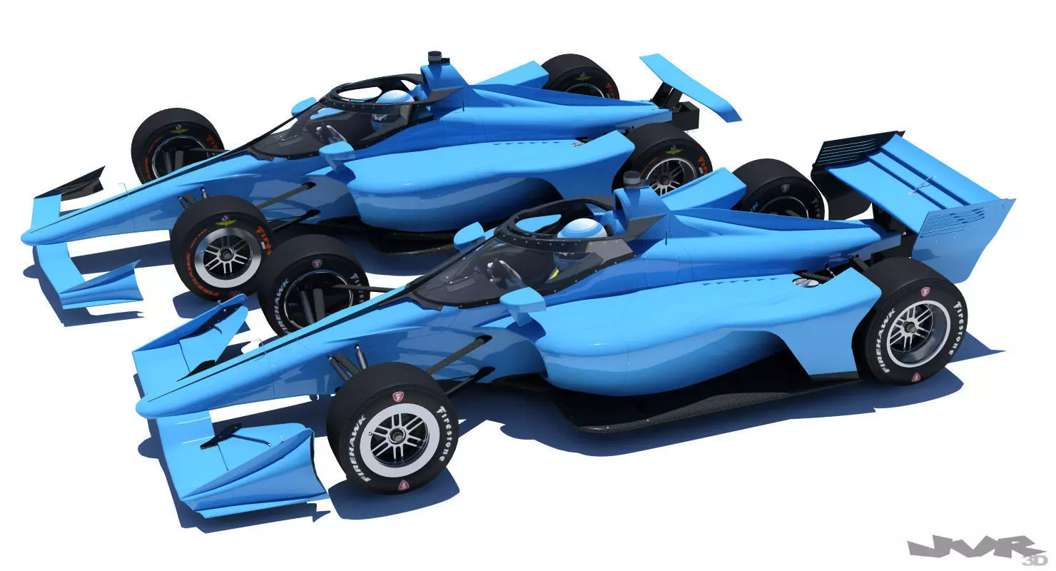 Indycar 2020 - Road and Oval versions 3D model_0