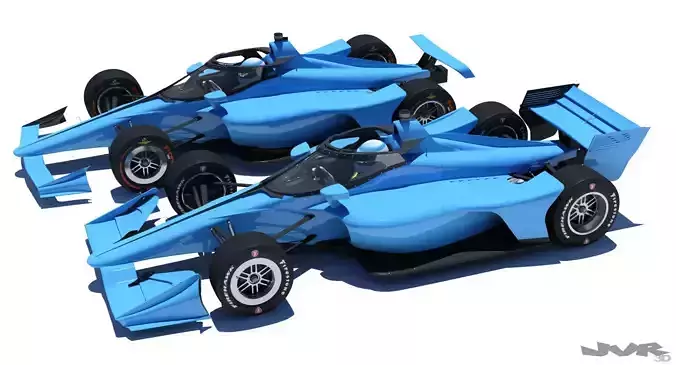 Indycar 2020 - Road and Oval versions 3D model