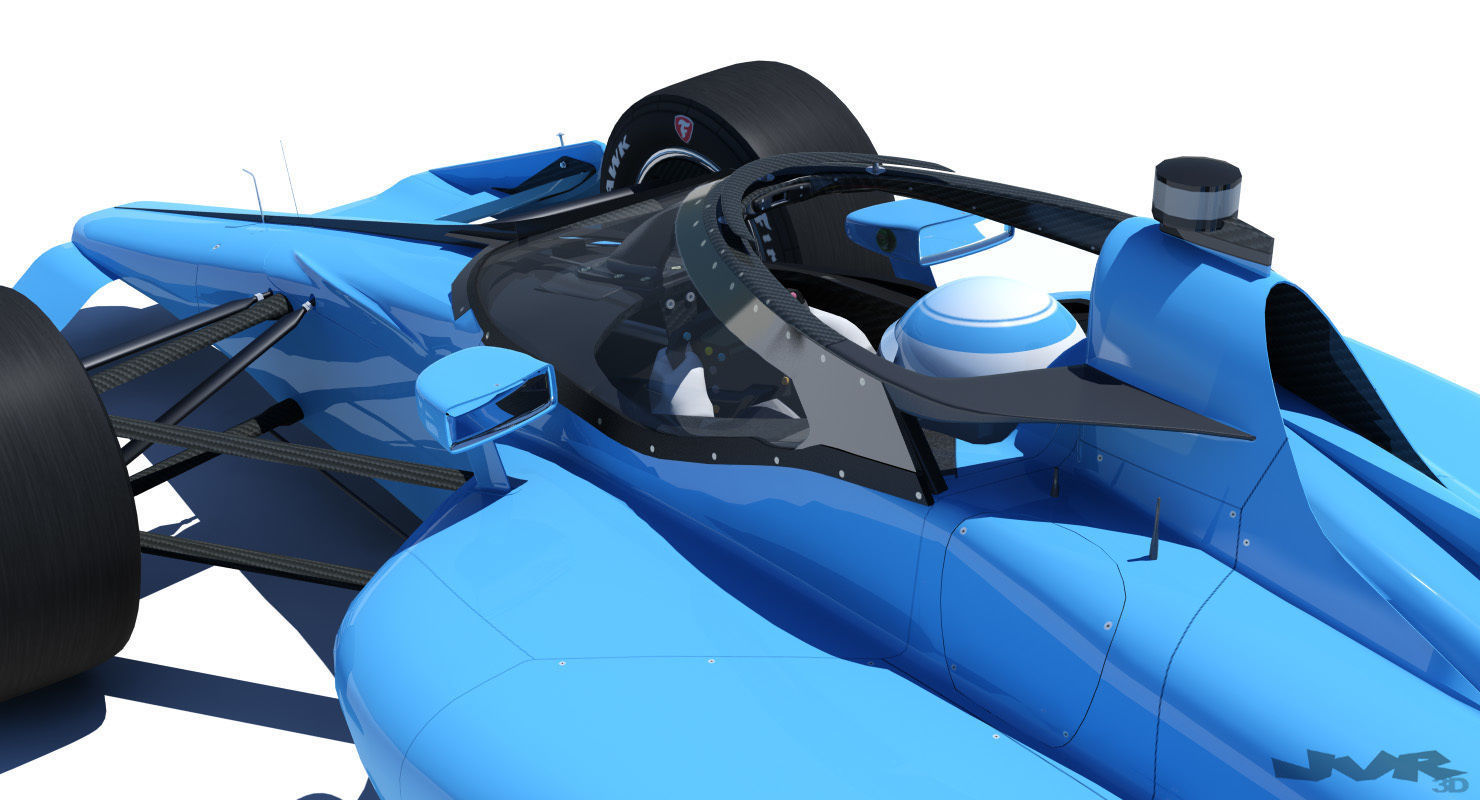 Indycar 2020 - Road and Oval versions 3D model_9
